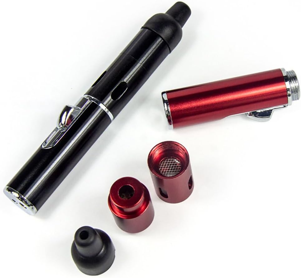 Beast-Fox Pipe Lighter Combo, Portable Slim Torch Ligters Butane Refillable, Multipurpose Handheld Lighters Metal Tube for Outdoor Camping Hiking (Purple)