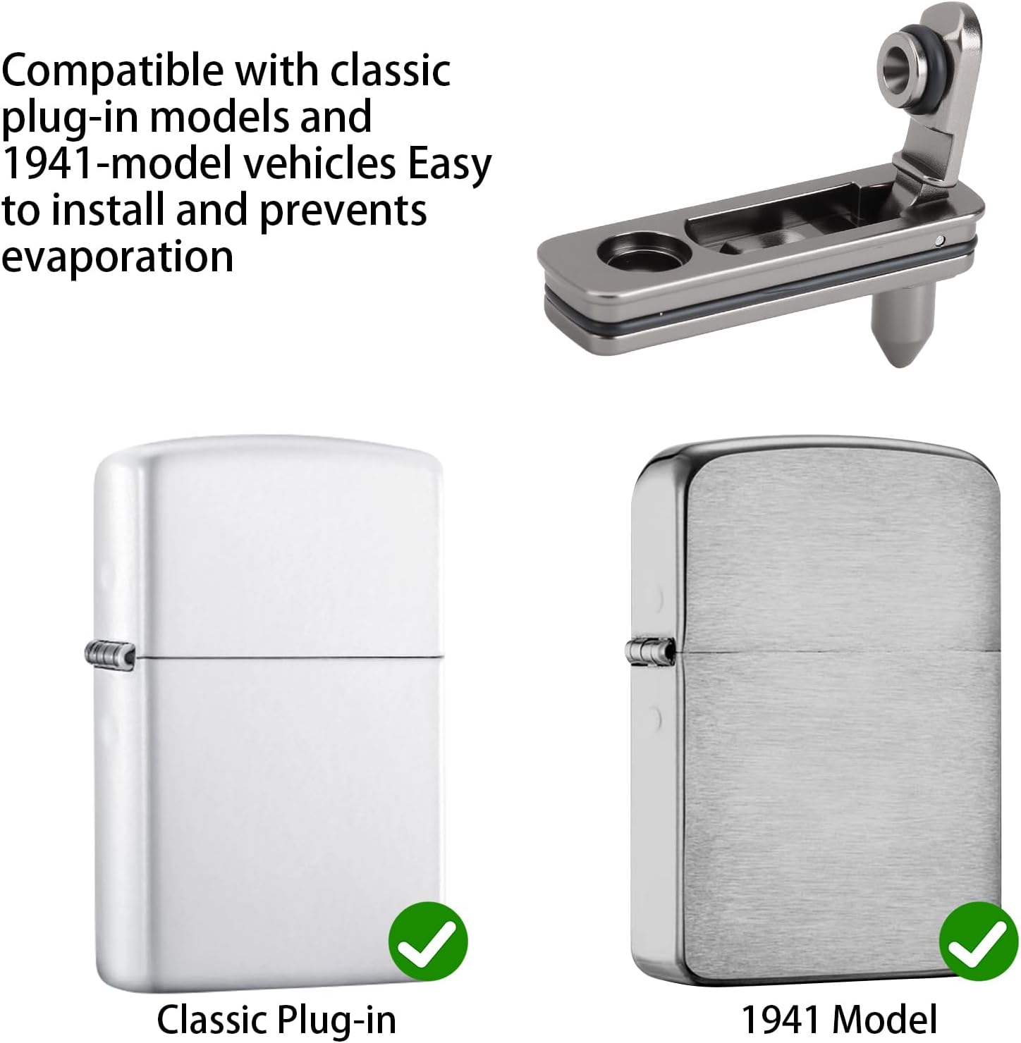 2 Pack Lighter Repair Kit Compatible with Zippo, Replacement Gasket Seal Insert Accessories with Cotton Pads, Anti Evaporation Parts for Insert Maintenance, Metal Bottom Seals