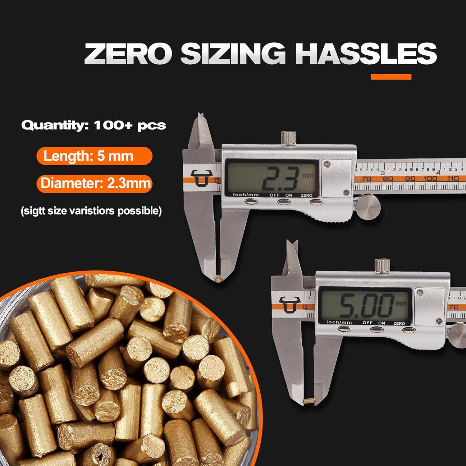 100Pcs Lighter Flints Refills, Premium Replaceable Flint Pen Cartridges, Compatible for Zippo & Clipper Lighters, Fast Ignition, Long-Lasting & Durable WLUOGCU